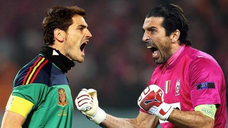 Iker Casillas y Buffon, probablemente los dos mejores porteros del Mundial Mundial Los arqueros del Mundial CASBUF