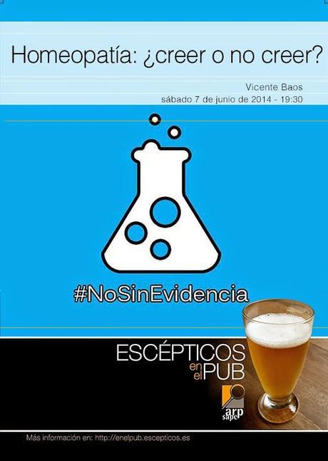 Escépticos en el pub. Homeopatía, ¿creer o no creer? Escépticos en el pub. Homeopatía, ¿creer o no creer?