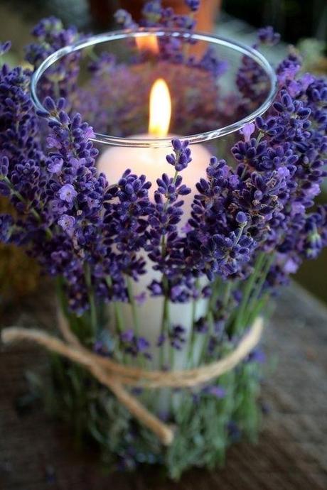 lavender candle