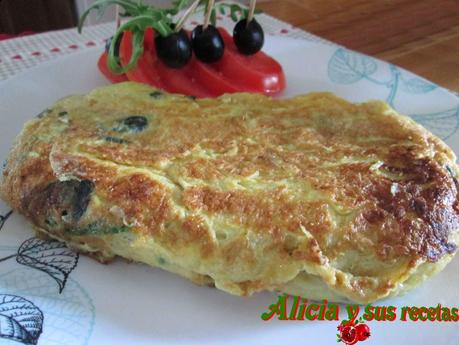 FRANCESA DE ESPINACAS Y BACALAO