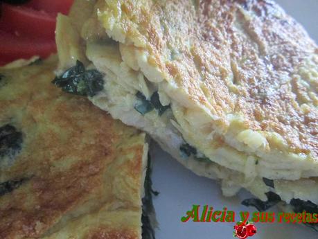 FRANCESA DE ESPINACAS Y BACALAO