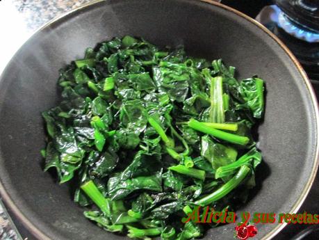 FRANCESA DE ESPINACAS Y BACALAO