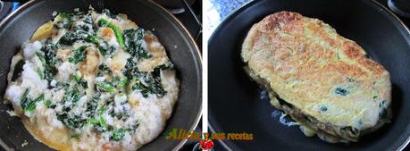 FRANCESA DE ESPINACAS Y BACALAO