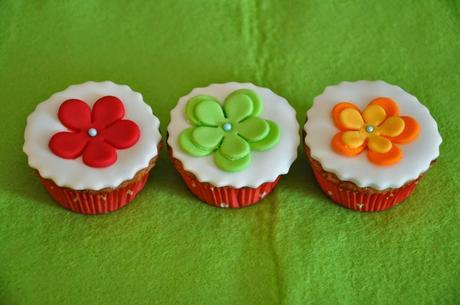 Cupcakes Flores
