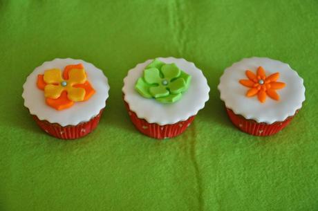 Cupcakes Flores