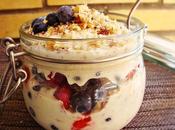 Parfait fresas crudivegano