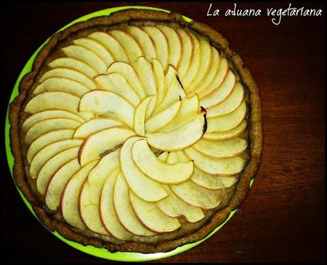 Versión vegana:  tarta de manzana