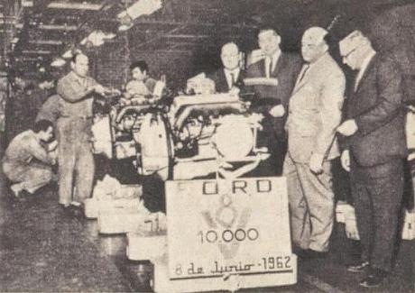 Los 10.000 motores Ford V8