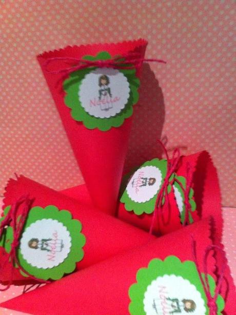 Detalles comunión: Conos para palomitas