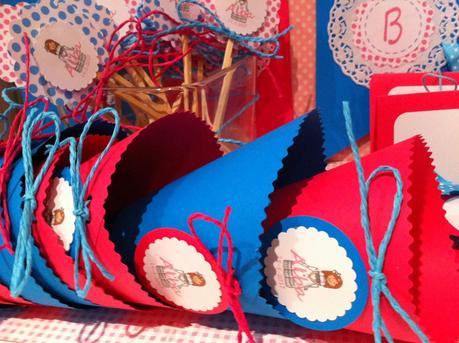 Detalles comunión: Conos para palomitas