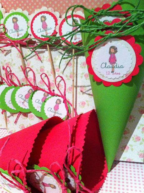 Detalles comunión: Conos para palomitas