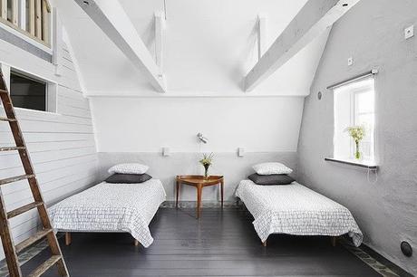 Hotel Rustico en una Isla de Suecia