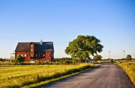 Hotel Rustico en una Isla de Suecia