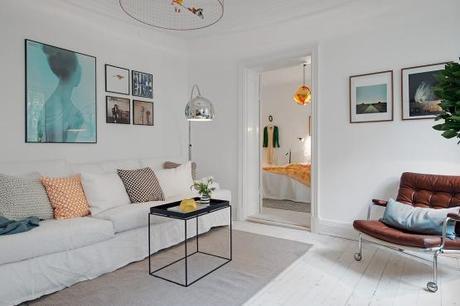 papel de pared de Ferm Living muebles de diseño moderna estantería String mesa de centro bandeja de HAY estilo nórdico decoración estilo nórdico escandinavo decoración de salones decoración de dormintorios blog decoracion interiores 