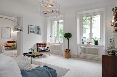 papel de pared de Ferm Living muebles de diseño moderna estantería String mesa de centro bandeja de HAY estilo nórdico decoración estilo nórdico escandinavo decoración de salones decoración de dormintorios blog decoracion interiores 