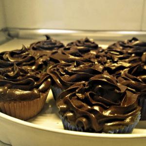 cupcakes rellenos de fresa 