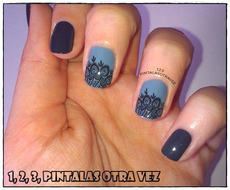 Manicura con Water Decals. Tutorial