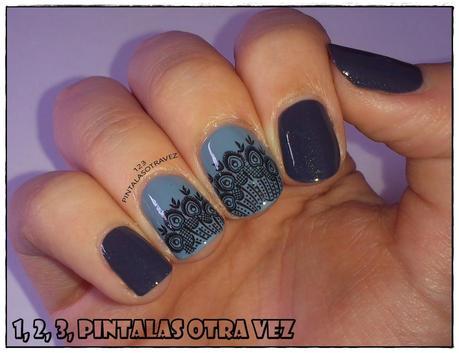 Manicura con Water Decals. Tutorial