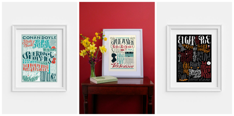 Láminas decorativas inspiradas en la literatura