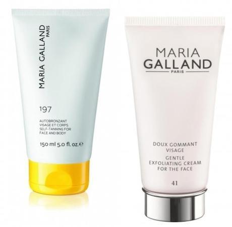 Cómo aplicar (bien) el autobronceador Autobronceador para cara y cuerpo, y emulsión-crema exfoliante, de María Galland.