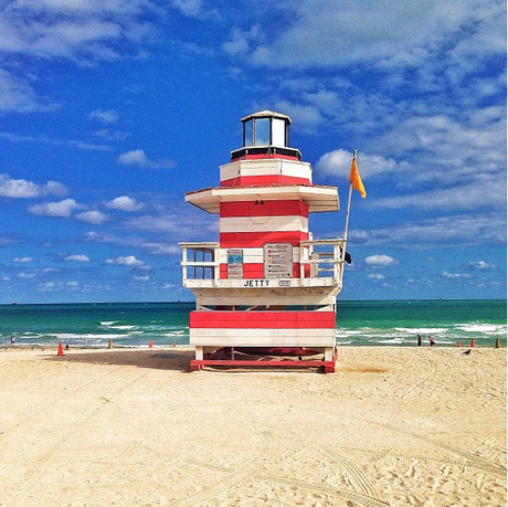 Los puestos de vigilancia de Miami beach