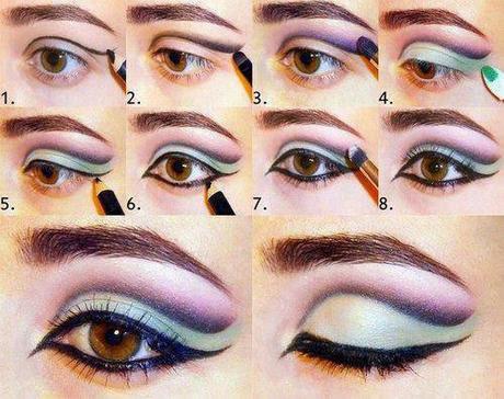 MAQUILLAJE DE OJOS PASO A PASO ♥♥♥