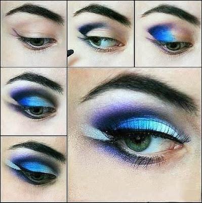 MAQUILLAJE DE OJOS PASO A PASO ♥♥♥