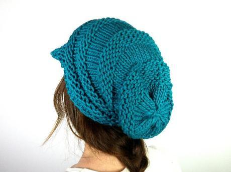 Tutorial DIY cómo tejer gorro caído con visera en telar