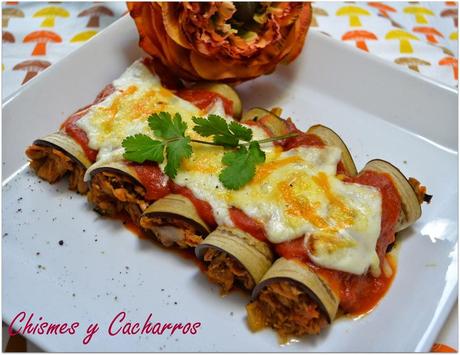 Canelones Vegetales rellenos de Atún