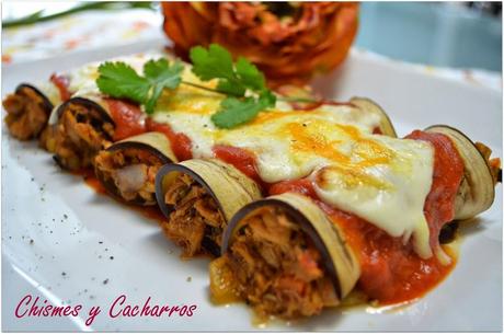 Canelones Vegetales rellenos de Atún