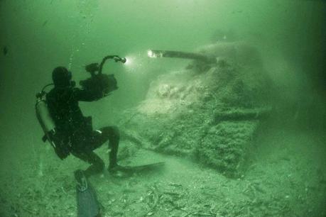 El cementerio submarino del Día D