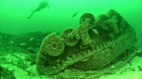 El cementerio submarino del Día D
