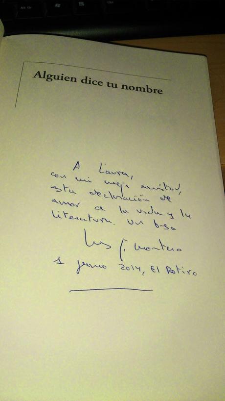 Alguien dice tu nombre - Luis García Montero