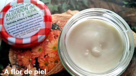 Algodón de Karite y Seda-hidrata,aclara y regenera