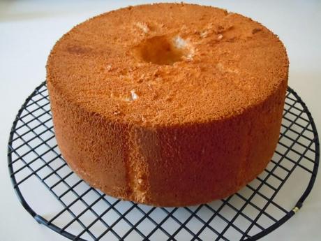 Whipped cream & vanilla bundt cake + Angel Food Cake.