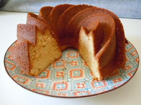 Whipped cream & vanilla bundt cake + Angel Food Cake.