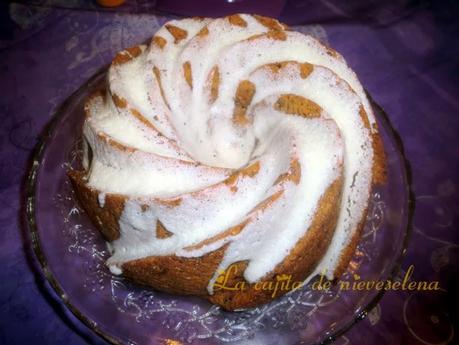 Bundt cake de chocolate y zanahorias