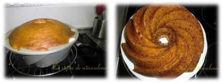 Bundt cake de chocolate y zanahorias