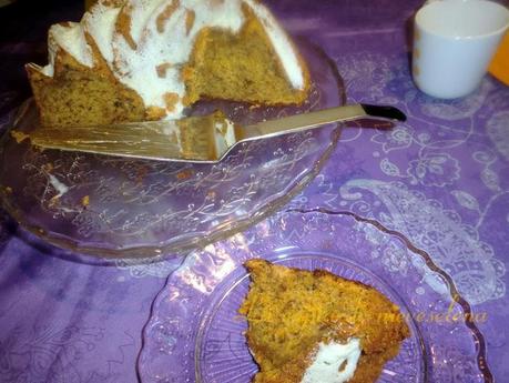 Bundt cake de chocolate y zanahorias