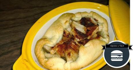 Tarta individual de manzana