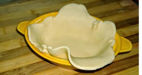 Tarta individual de manzana