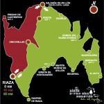 Mapa de las rutas de Riaza B-Pro