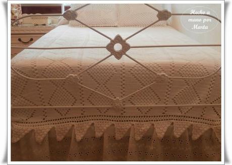 ¡CAMA TERMINADA!, COLCHA Y COJINES DE CROCHET