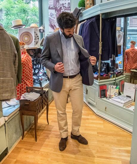 Recogida y prueba final de Americana a medida de Sastrería El 91. (Capítulo V)