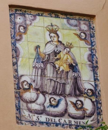 La Virgen del Carmen, en la Calle San Andrés.