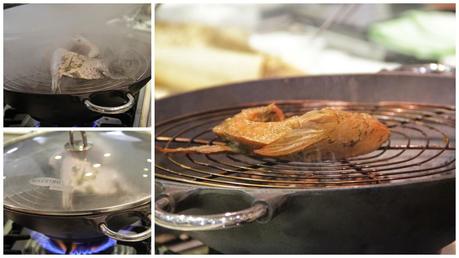 Cómo ahumar carne o pescado en casa con el wok