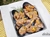 Mejillones salsa mostaza