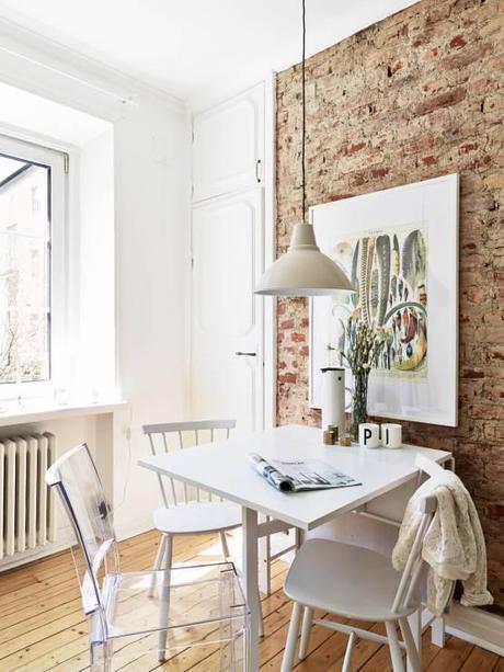 Mini piso con mucho encanto estilo femenino nórdico decoración interiores pequeños decoración de salones decoración de minipisos decoración de interiores decoración de cocinas pequeñas decoración cocinas blancas blog decoración de interiores 