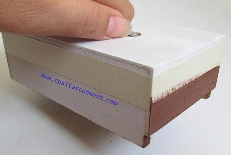 Cajitas pintadas con rosas DIY