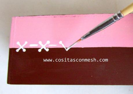 Cajitas pintadas con rosas DIY